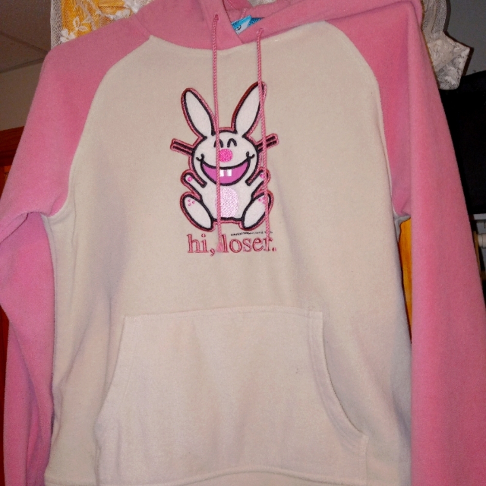 Vintage happy bunny hoodie juniors or girls size medium